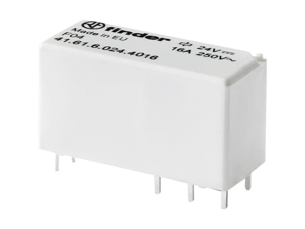 Finder 41.61.6.005.4016 Printrelæ 5 V/DC 16 A 1 x skiftekontakt 1 stk