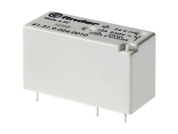 Finder 41.31.9.012.0000 Printrelæ 12 V/DC 12 A 1 x skiftekontakt 1 stk