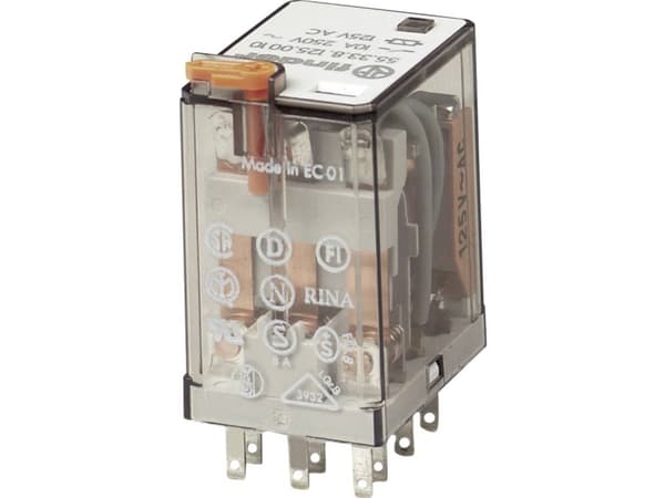 Finder 55.33.8.230.5050 Stikrelæ 230 V/AC 10 A 3 x omskifter 1 stk