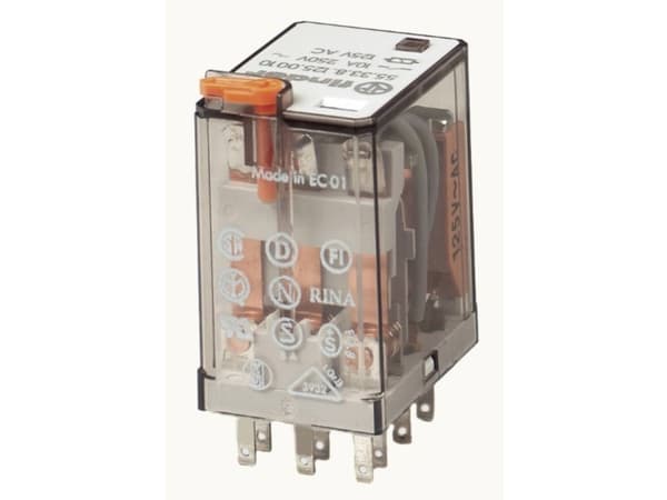 Finder 55.33.8.110.5000 Stikrelæ 110 V/AC 10 A 3 x omskifter 1 stk