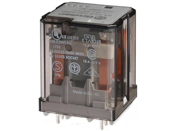 Finder 62.22.8.110.4300 PCB-relä 110 V/AC 16 A 2 x gränslägesbrytare 10 st