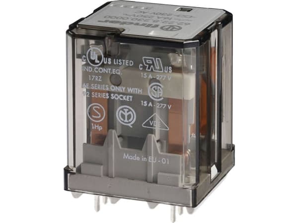 Finder 62.22.8.110.4300 PCB-relä 110 V/AC 16 A 2 x gränslägesbrytare 10 st