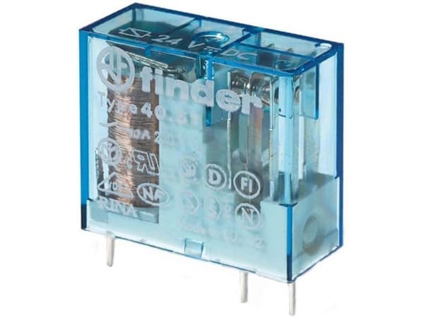 Finder 40.51.7.012.0000 Printrelæ 12 V/DC 10 A 1 x skiftekontakt 1 stk