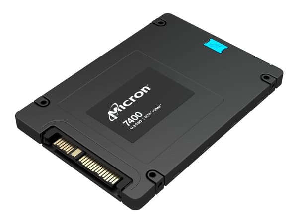 Micron 7400 PRO - SSD - 1.92 TB - intern - 2.5" - U.3 PCIe 4.0 (NVMe)