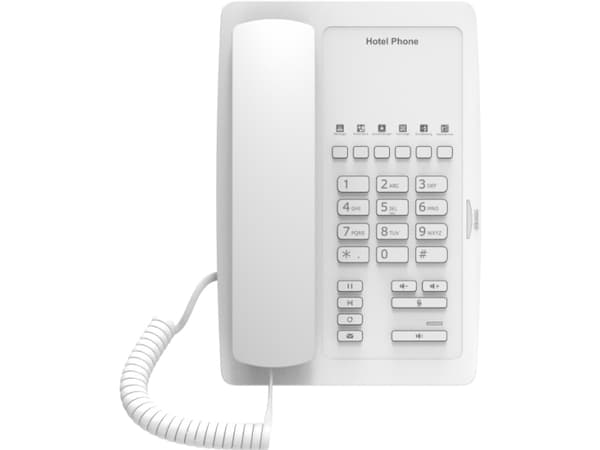 Fanvil H3W, IP-telefon, Hvit, Kablet håndsett, Bord/Vegg, In-band, Out-of band, SIP-info, 2 linjer Hvit
