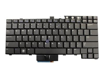 Dell Dual Pointing - Tangentbord - bakgrundsbelyst - amerikansk - rekonditionerad