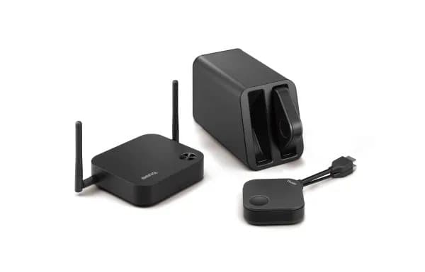 Benq InstaShow WDC10, Työpöytä, Musta, 1920 x 1080 pikseliä, 1080p, Ulkoinen, Wi-Fi 5 (802.11ac)