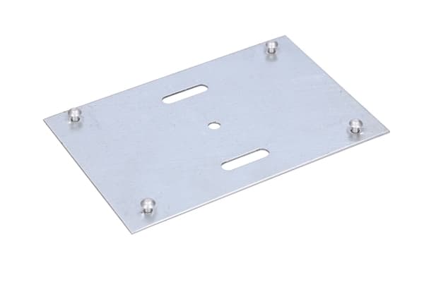 Extralink MOUNTING PLATE FOR 8 CORE FIBER OPTIC TERMINAL BOX, Rostfritt stål, Fästesadapter, 5 kg, Metallisk, 1 styck