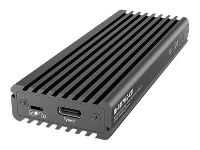 ICY BOX IB-1817MC-C31 - Drevkabinett - M.2 - M.2 NVMe Card / SATA 6Gb/s - USB-C 3.1 (Gen 2) - grå