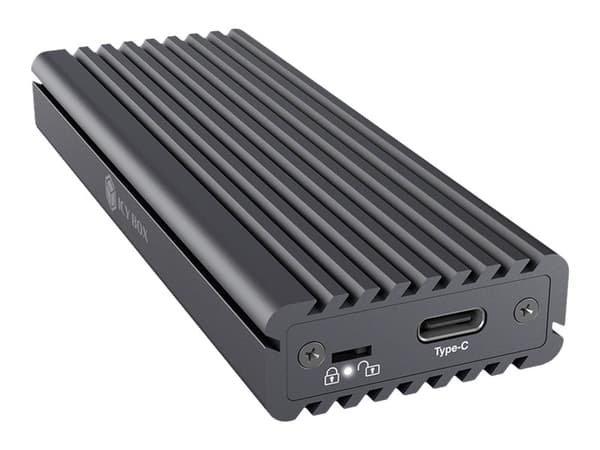 ICY BOX IB-1817MC-C31 - Drevkabinett - M.2 - M.2 NVMe Card / SATA 6Gb/s - USB-C 3.1 (Gen 2) - grå Grå