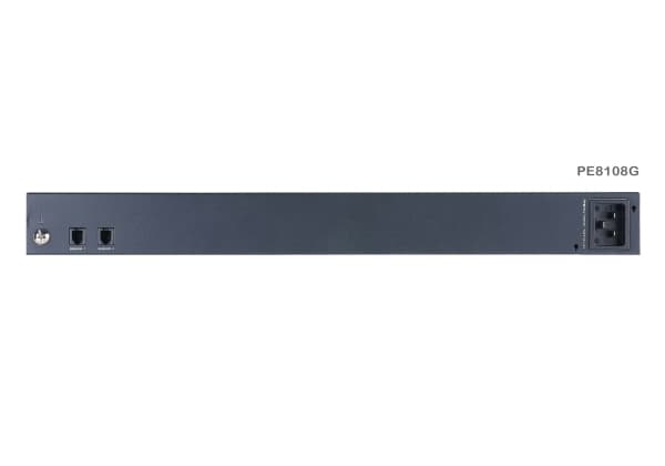 ATEN PE8108G-ATA-G, Mitattu, Kytkimellinen, 1U, Vaaka, Metalli, Musta, 8 AC-pistorasia(a)