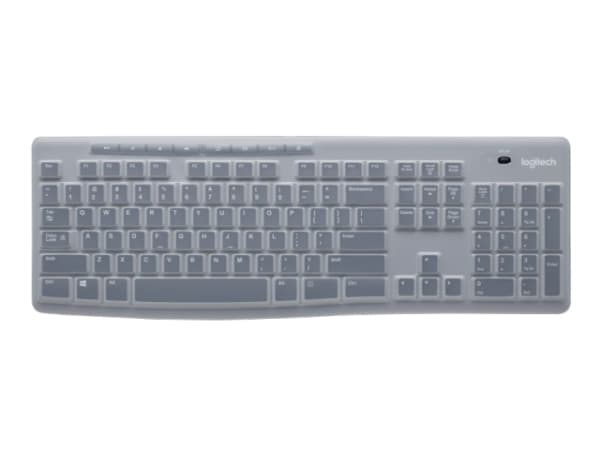 Logitech K270 PROTECTIVE COVER - N/A -WW, Näppäimistön suoja, Silikoni, Läpinäkyvä
