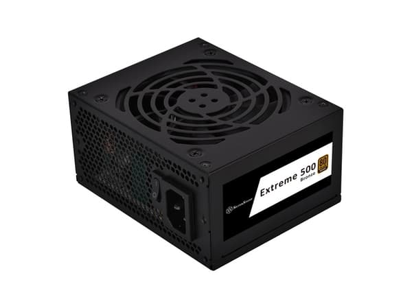 Silverstone Extreme 500 Bronse, 500 W, 90 - 264 V, 47 - 63 Hz, Aktiv, 120 W, 499,2 W Sort