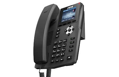 Fanvil X3S LITE, IP-telefon, Svart, Trådbunden telefonlur, Skrivbord/vägg, In-band, Utanför bandet, SIP-information, 2 linjer