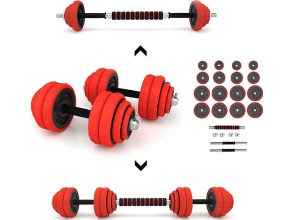 HMS manual SGGX30 gumowane 2 x 15 kg