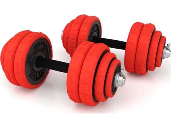 HMS manual SGGX30 gumowane 2 x 15 kg