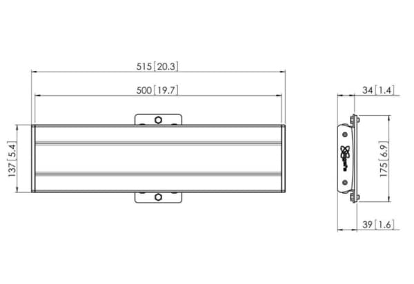 Vogel's Professional PFB 3405 - Monteringskomponent (grensesnittsstang) - for LCD-skjerm - aluminium - sølv - for Professional PFS 33XX, PUC 10XX, PU