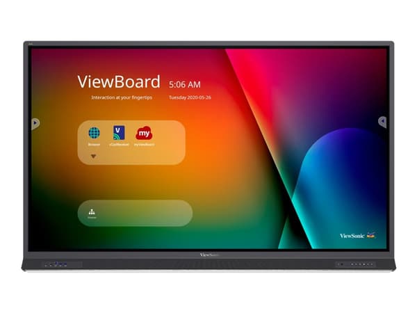 ViewSonic ViewBoard IFP7552-1A - 75" Diagonal klass (74.5" visbar) - IFP52 Series LED-bakgrundsbelyst LCD-skärm - interaktiv - 4K UHD (2160p) 3840 x