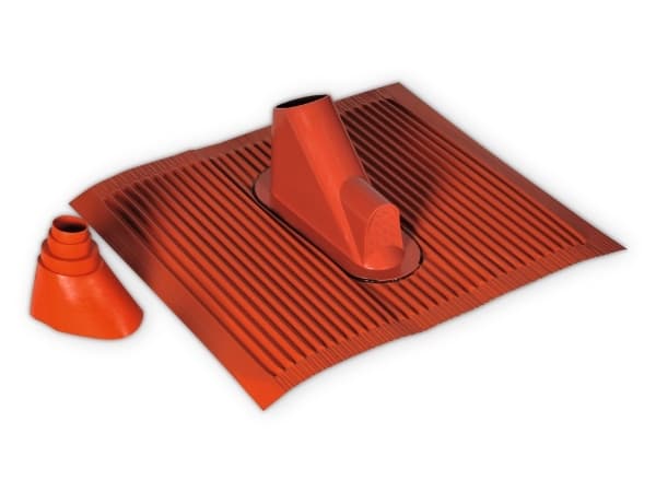 TechniSat 0000/1719, Takstein, Aluminium, Plast, Rød, firkant, 600 g, 240 mm