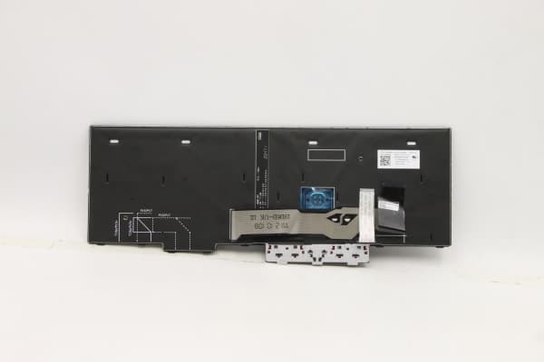 Transimage - Ersättningstangentbord för bärbar dator - med Trackpoint, UltraNav - bakgrundsbelyst - QWERTY - bulgariska - svart - för ThinkPad L15 Ge