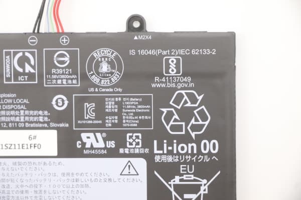 FRU TP1415 SD/A L19D3PDA 11.58V45Wh3cell bty