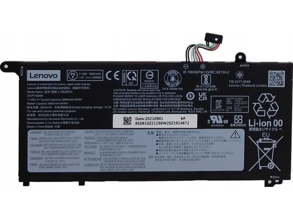 FRU TP1415 SD/A L19D3PDA 11.58V45Wh3cell bty