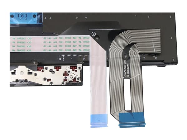 Chicony - Erstatningstastatur for bærbar PC - Spansk - svart - for ThinkPad P14s Gen 1 20S4, 20S5; T14 Gen 1 20UD, 20UE