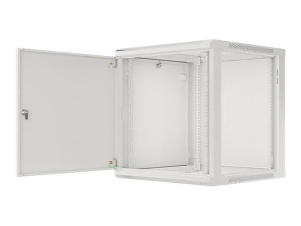 Lanberg - Rack skap - veggmonterbar - grå, RAL 7035 - 12U - 19"