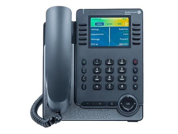 Alcatel-Lucent Enterprise ALE-30h Essential DeskPhone - VoIP / digitaltelefon - treveis anropskapasitet - SIP - grå