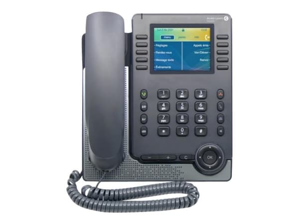 Alcatel-Lucent Enterprise ALE-30h Essential DeskPhone - VoIP / digitaltelefon - treveis anropskapasitet - SIP - grå Grå