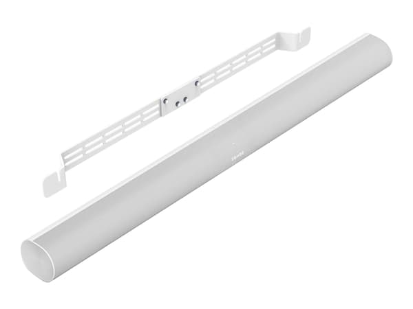 Flexson SAR-WM - Monteringssett (veggmontering) - for soundbar - høykvalitets stål - hvit - for Sonos Arc