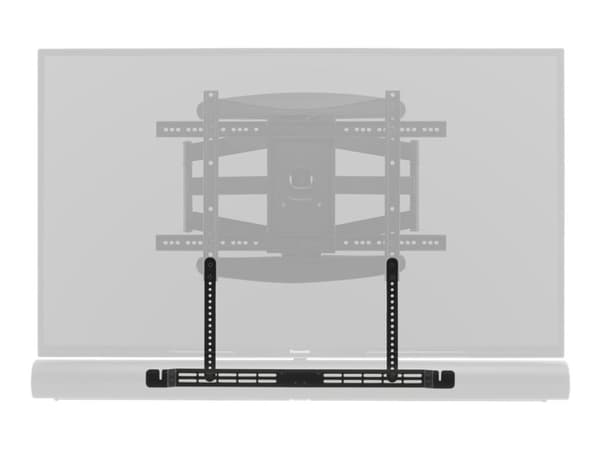 Flexson Sonos Arc, 101,6 cm (40"), 2,03 m (80"), 200 x 200 mm, 800 x 800 mm, Ruostumaton teräs, Musta