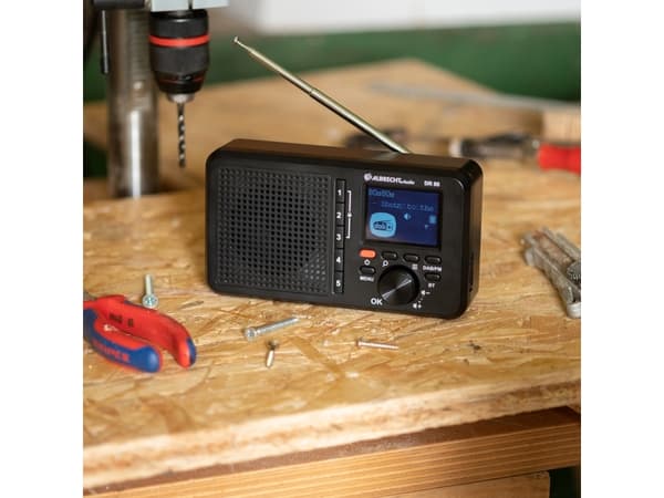 Albrecht DR 86, Henkilökohtainen, Digitaalinen, DAB+, FM, 87,5 - 108 MHz, 174 - 240 MHz, LCD