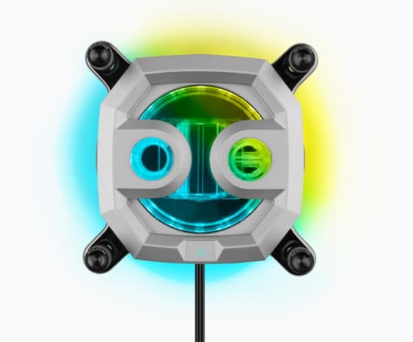 CORSAIR Hydro X Series XC7 RGB PRO - Væskeklølt system CPU-vannblokk - (for: LGA1156, LGA1155, LGA1150, LGA1151, AM4, LGA1200, LGA1700) - forniklet k