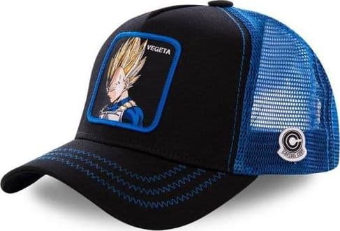 Capslab Dragon Ball Z Vegeta Trucker baseball-lippis - CL/DBZ/1/VE3 universaali