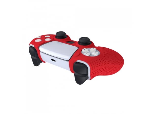 White Shark Body Lock, PlayStation 5, Etui, Rød, Silikon, Sony, 1 stykker