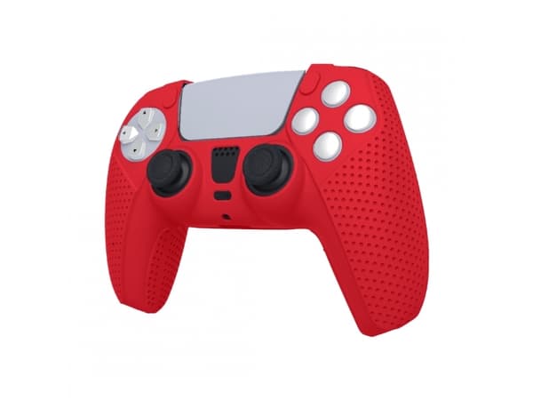 White Shark Body Lock, PlayStation 5, Etui, Rød, Silikon, Sony, 1 stykker