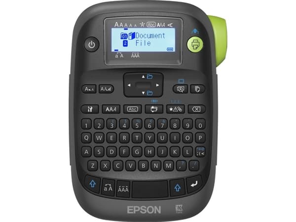 Epson LabelWorks LW-K400 - Etikettmaker - S/H - termotransfer - Rull (1,8 cm) - 180 dpi - inntil 6 mm/sek - kutter - 4-linjers utskrift, sensor for å