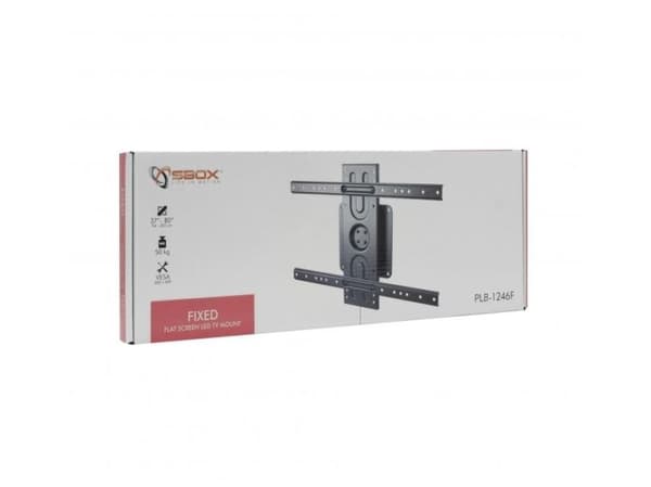 Laikiklis Sbox PLB-1246F Fixed Flat Screen LED TV Mount 37"-70" 50kg