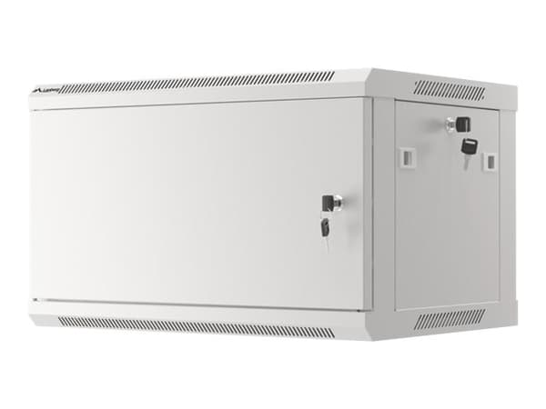 Lanberg WF01-6406-00S - Telinekotelo - seinäasennettava - harmaa, RAL 7035 - 6U - 19"