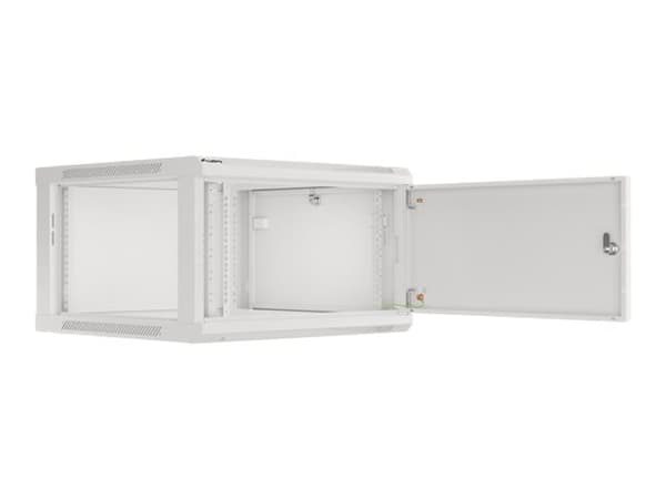 Lanberg WF01-6606-00S - Rack skap - veggmonterbar - grå, RAL 7035 - 6U - 19"