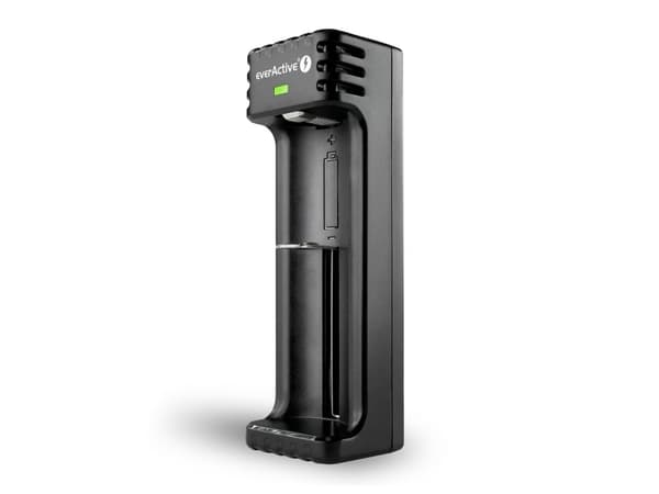 Everactive LC-100, Lithium-Ion (Li-Ion), Overlading, Overoppheting, Kortslutning, AA, AAA Sort