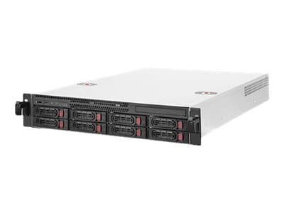 SilverStone RM22-308 - Kan monteras i rack - 2U - SSI EEB - SATA/SAS - hot-swap - ingen strömförsörjning - USB Svart, Vit