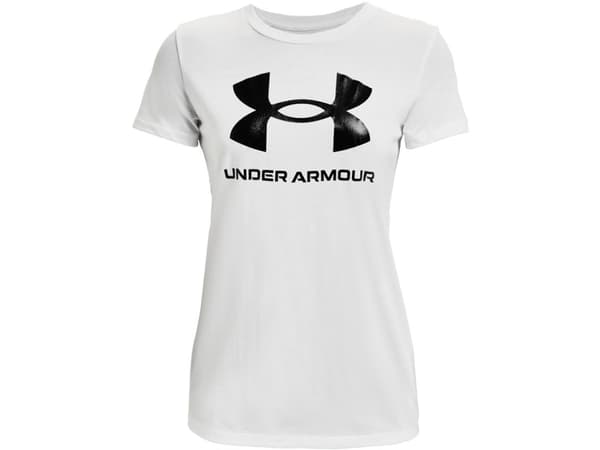 T-skjorte for kvinner Under Armour Live Sportstyle Grafisk hvit SSC 1356305 102 (S)