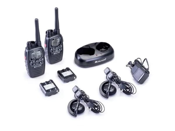 Midland C1090.18, Profesjonell mobilradio (PMR), 446 kanaler, 433 MHz, 10000 m, LCD, AA