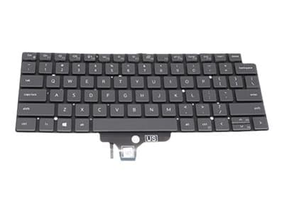 Dell - Ersättningstangentbord för bärbar dator - bakgrundsbelyst - QWERTY - amerikansk - rekonditionerad - för Latitude 5320 2-in-1, 7320 2-in-1
