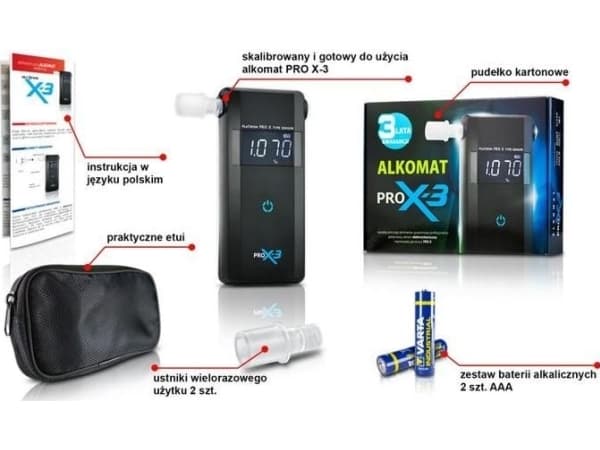 Promiler PRO X-3 alkometer