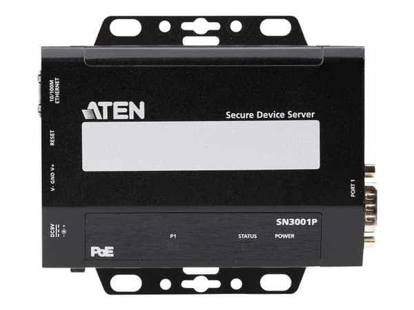 ATEN Altusen SN3000-serien SN3001P - Enhetsserver - 100Mb LAN, RS-232