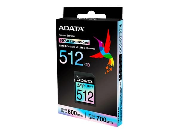 ADATA Premier Extreme - Flashhukommelseskort - 512 GB - Video Class V30 / UHS-I U3 / Class10 - SDXC UHS-I