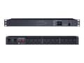 Miniatyrbilde 4 av 5: CyberPower Metered ATS Series PDU24004 - Strømfordelerenhet (kan monteres i rack) - AC 200-240 V - enkeltfase - serial - inngang: 2 x IEC 60320 C14 -
